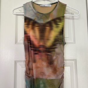 Mesh butterfly dress